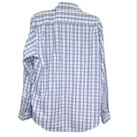 Michaelā Kors Men'sĀ Button Down Blue/WhiteāShirt SizeāMedium - Picture 3 of 8